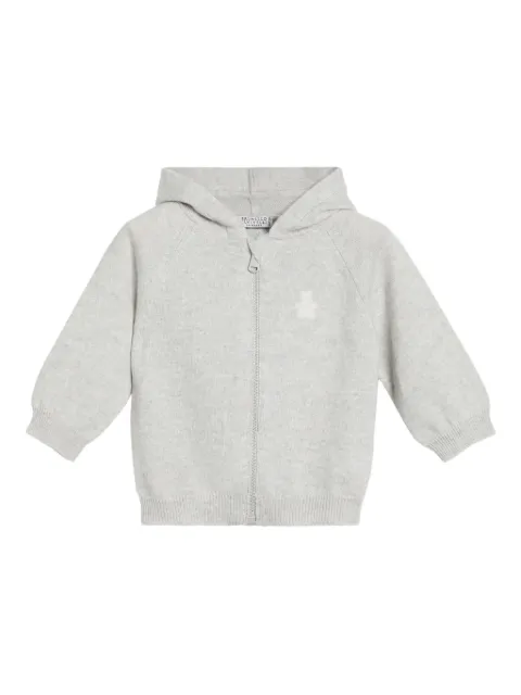 Brunello Cucinelli Kids sudadera con cierre