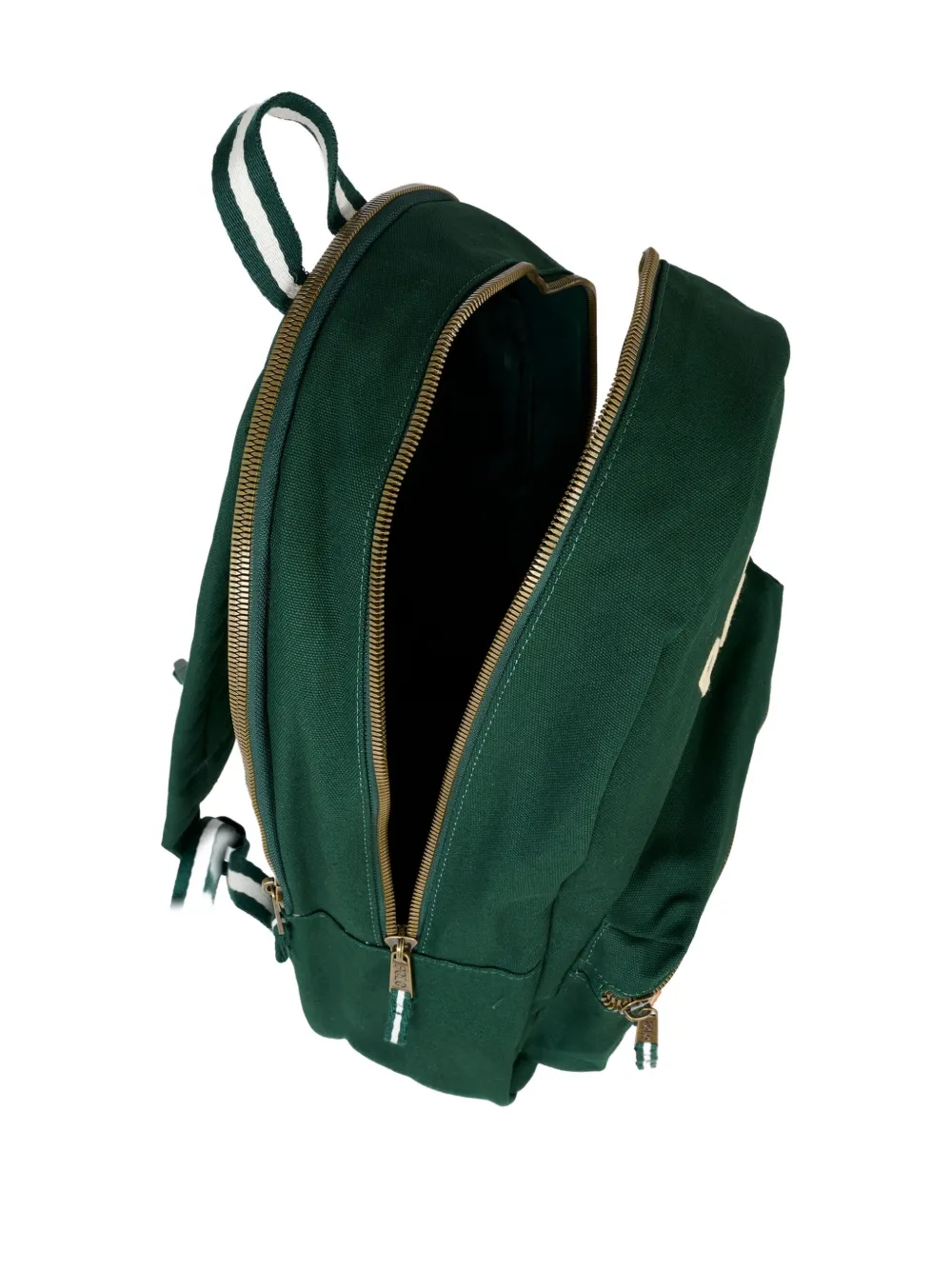 POLO RALPH LAUREN KIDS embroidered patch backpack Groen