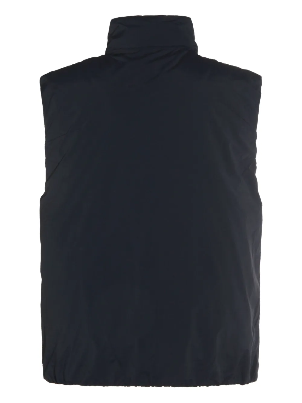 K-Way Valen Stretch Dot mouwloze top met ritssluiting en stippen BLUE DEPTH