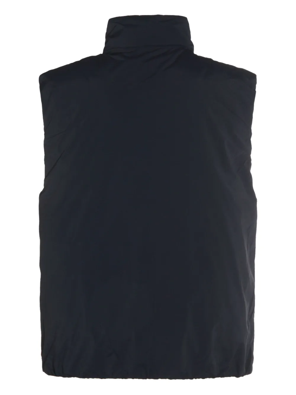 K-Way Valen Stretch Dot mouwloze top met ritssluiting en stippen BLUE DEPTH