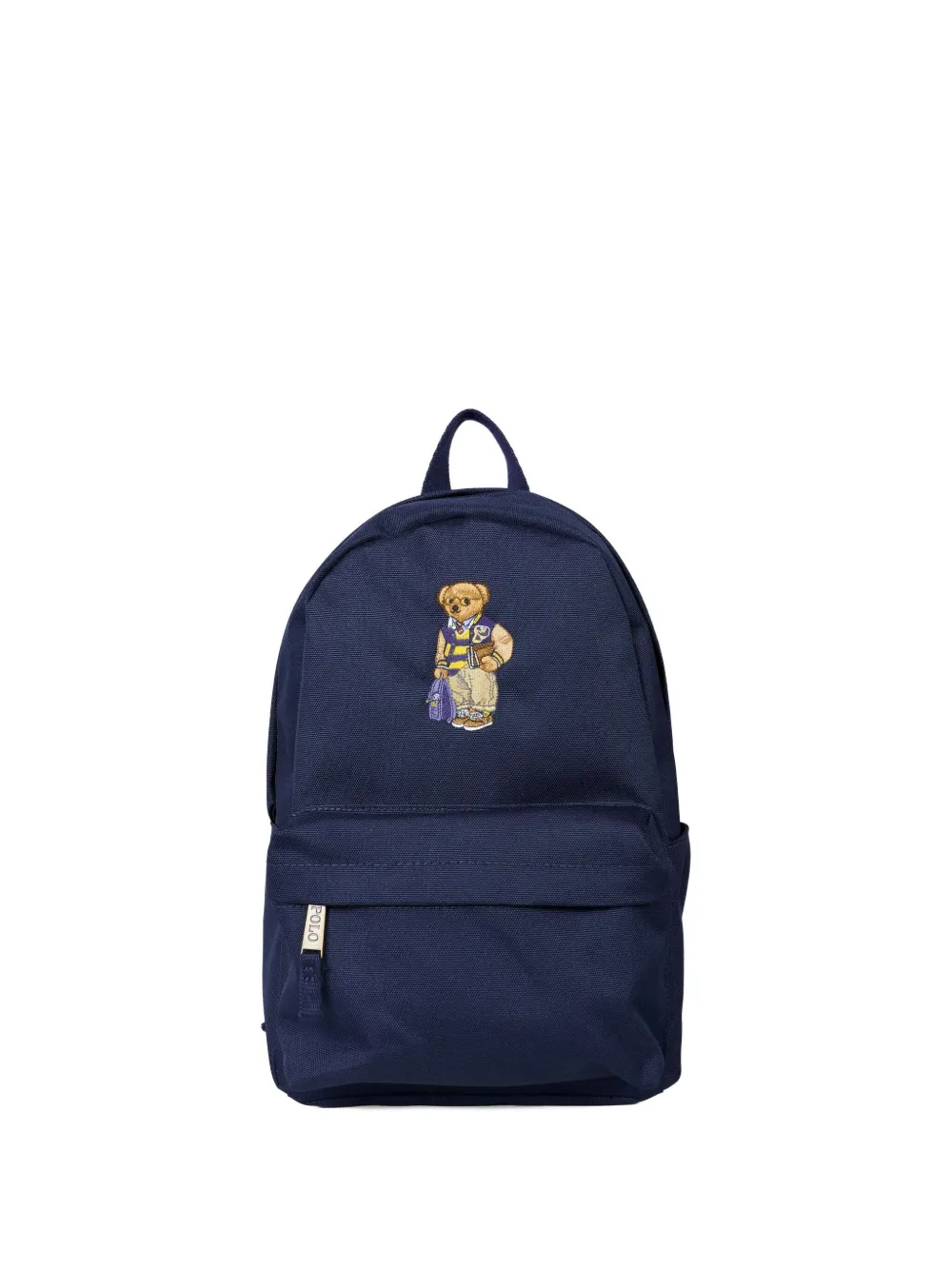 POLO RALPH LAUREN KIDS Teddy Bear-embroidered backpack Blauw