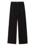 Plan C elastic-waist trousers - Black