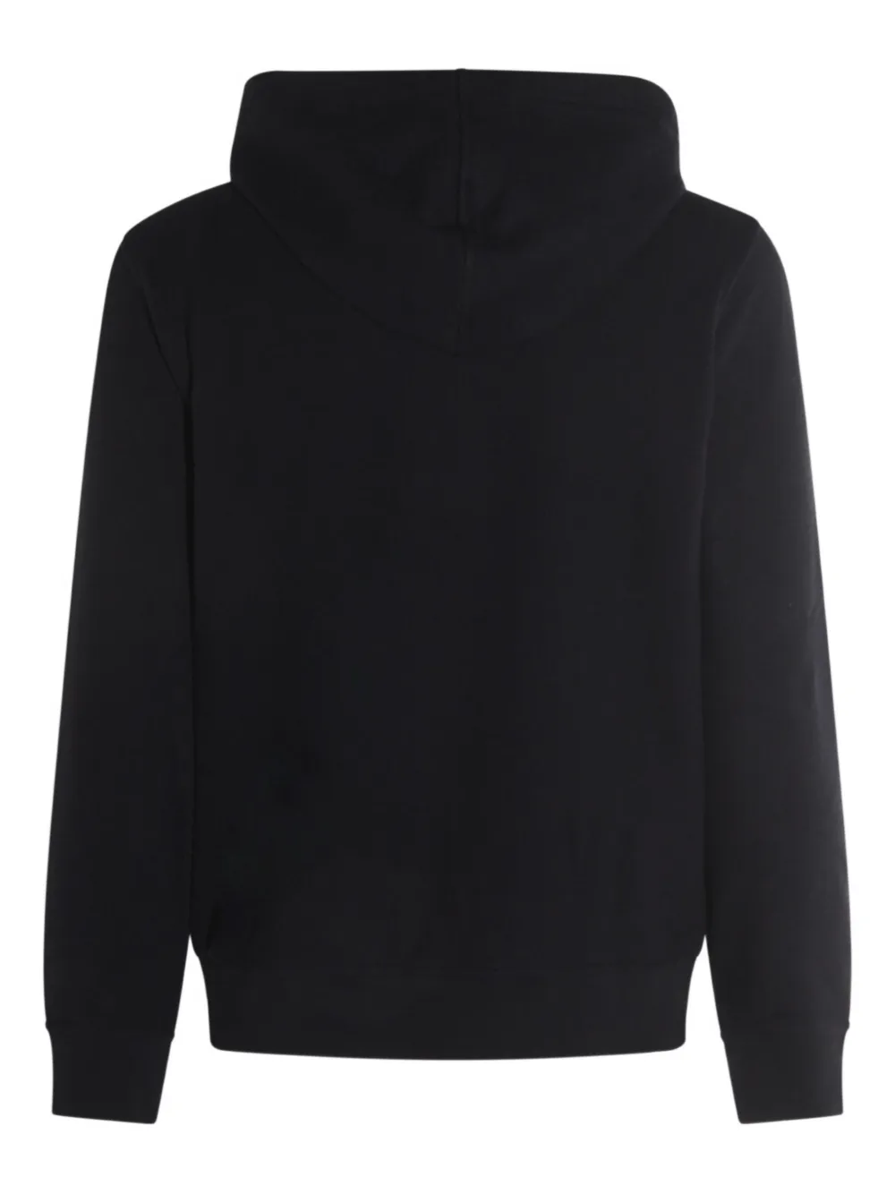 K-way Logo-patch Zip-fastening Hoodie In Black