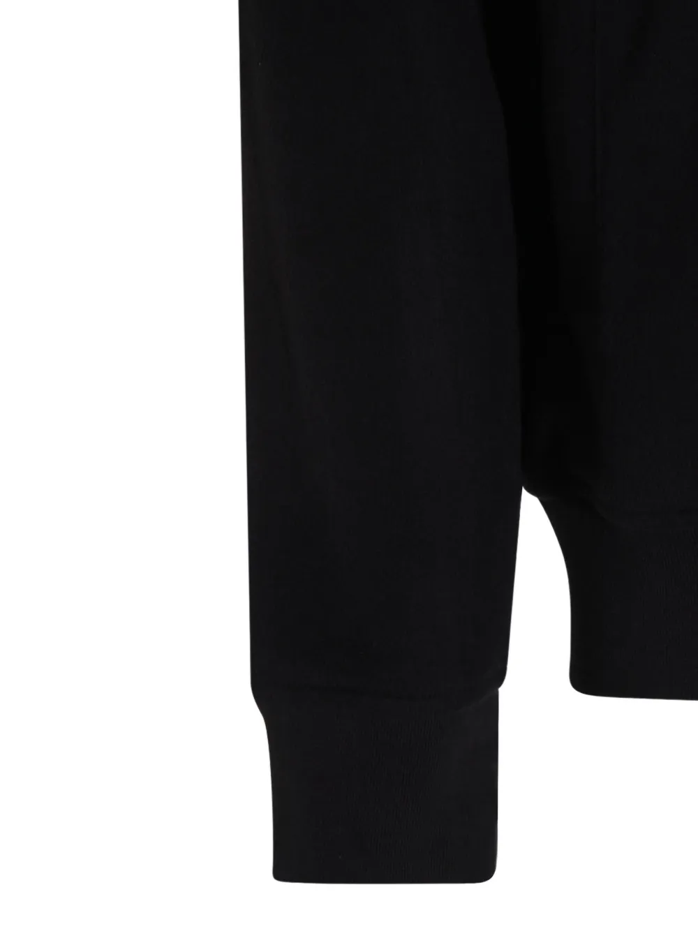 K-way Logo-patch Zip-fastening Hoodie In Black