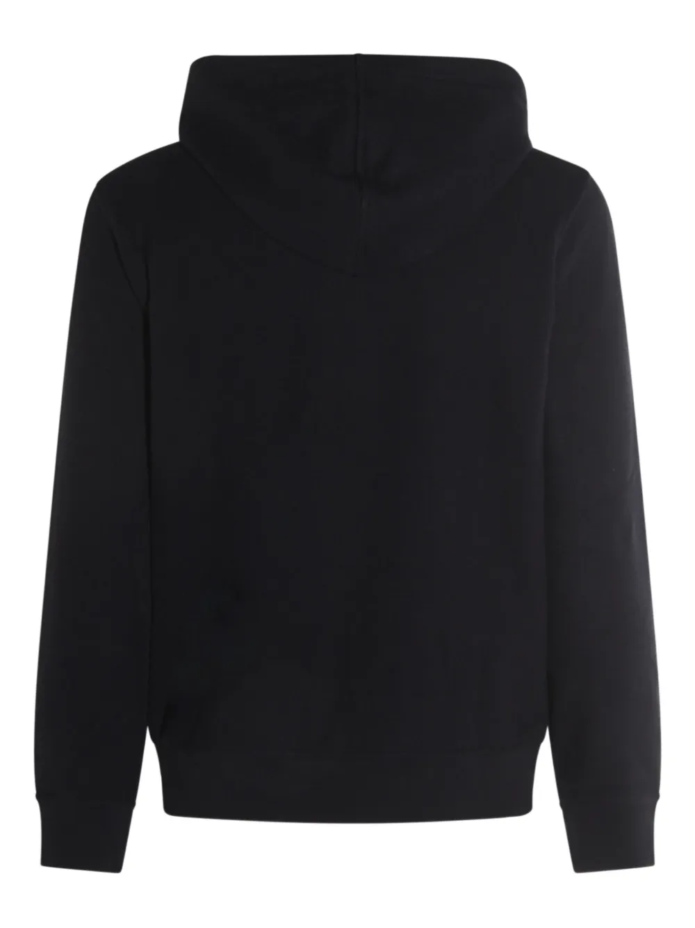 K-way Logo-patch Zip-fastening Hoodie In Black