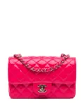CHANEL Pre-Owned 2019 Mini Rectangular Classic Patent Single Flap crossbody bag - Pink