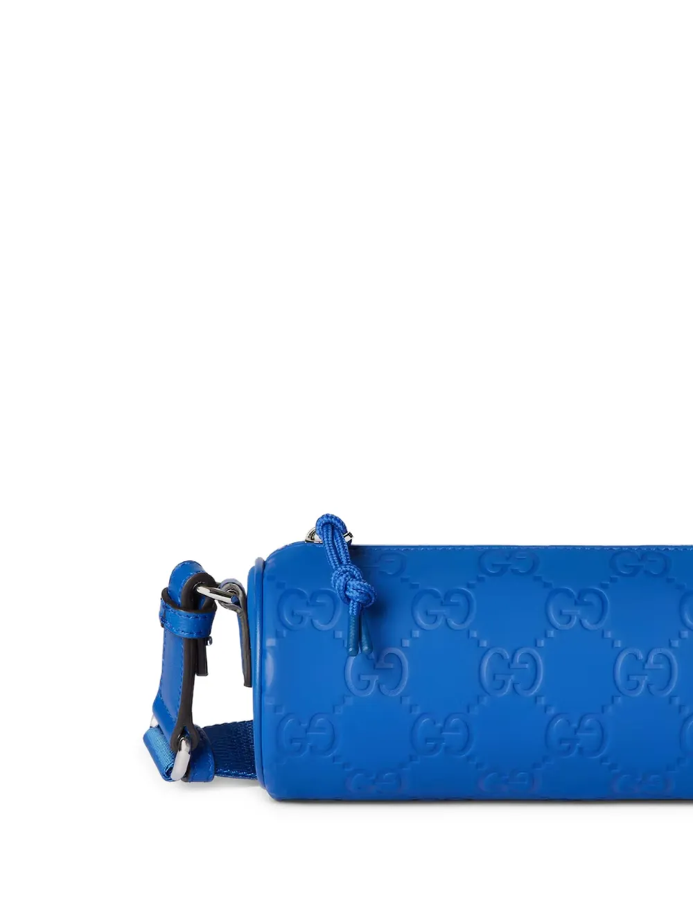 Gucci Edge kleine cilindrische tas - Blauw