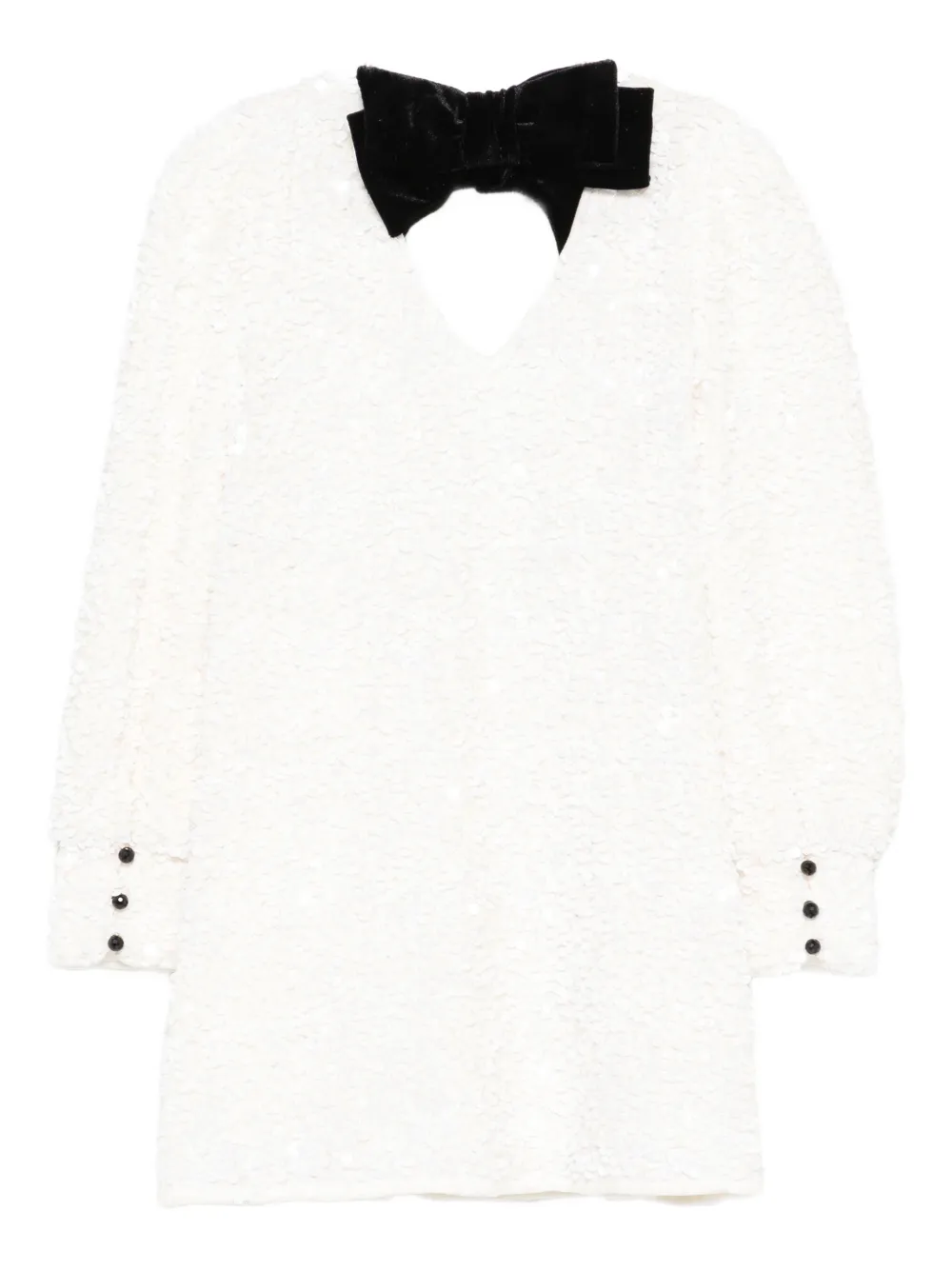 Abel & Lula Jurk verfraaid met pailletten en strik Beige