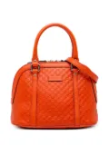Gucci Pre-Owned 2016-2025 Mini Microguccissima Dome satchel - Orange