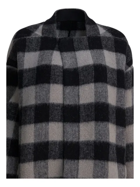 Rick Owens Island plaid coat