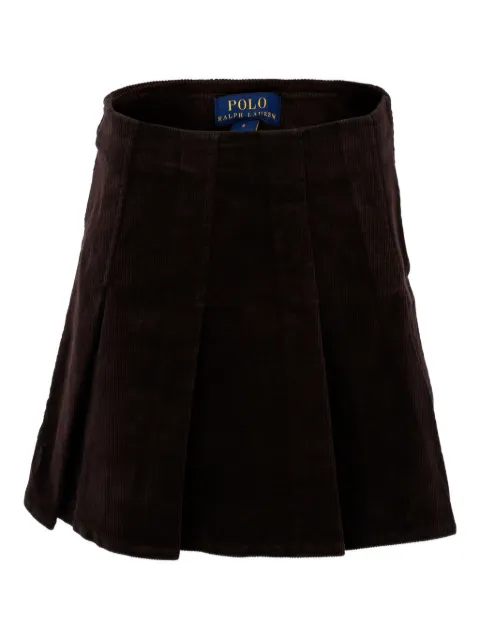 POLO RALPH LAUREN KIDS Gonna plissettata a coste
