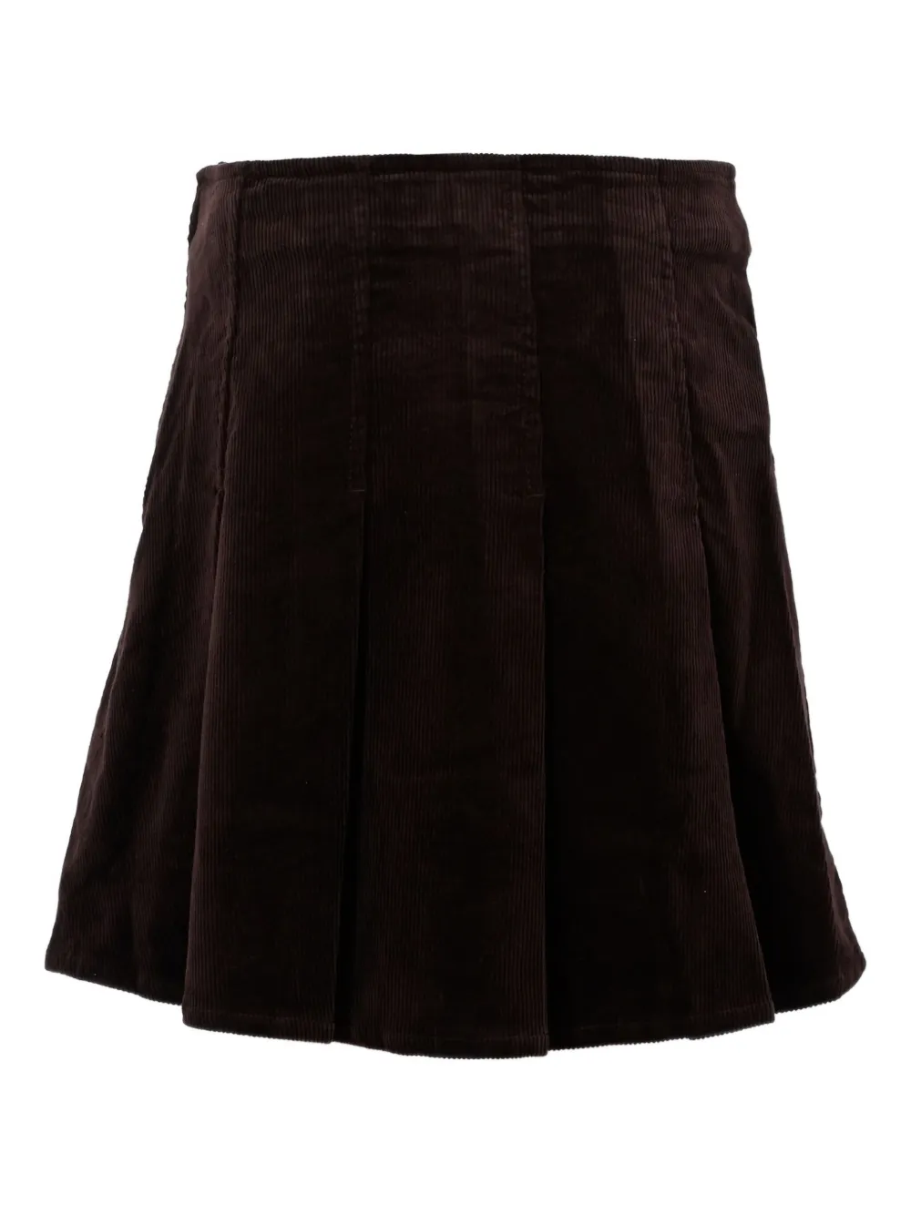 POLO RALPH LAUREN KIDS pleated corduroy skirt Bruin