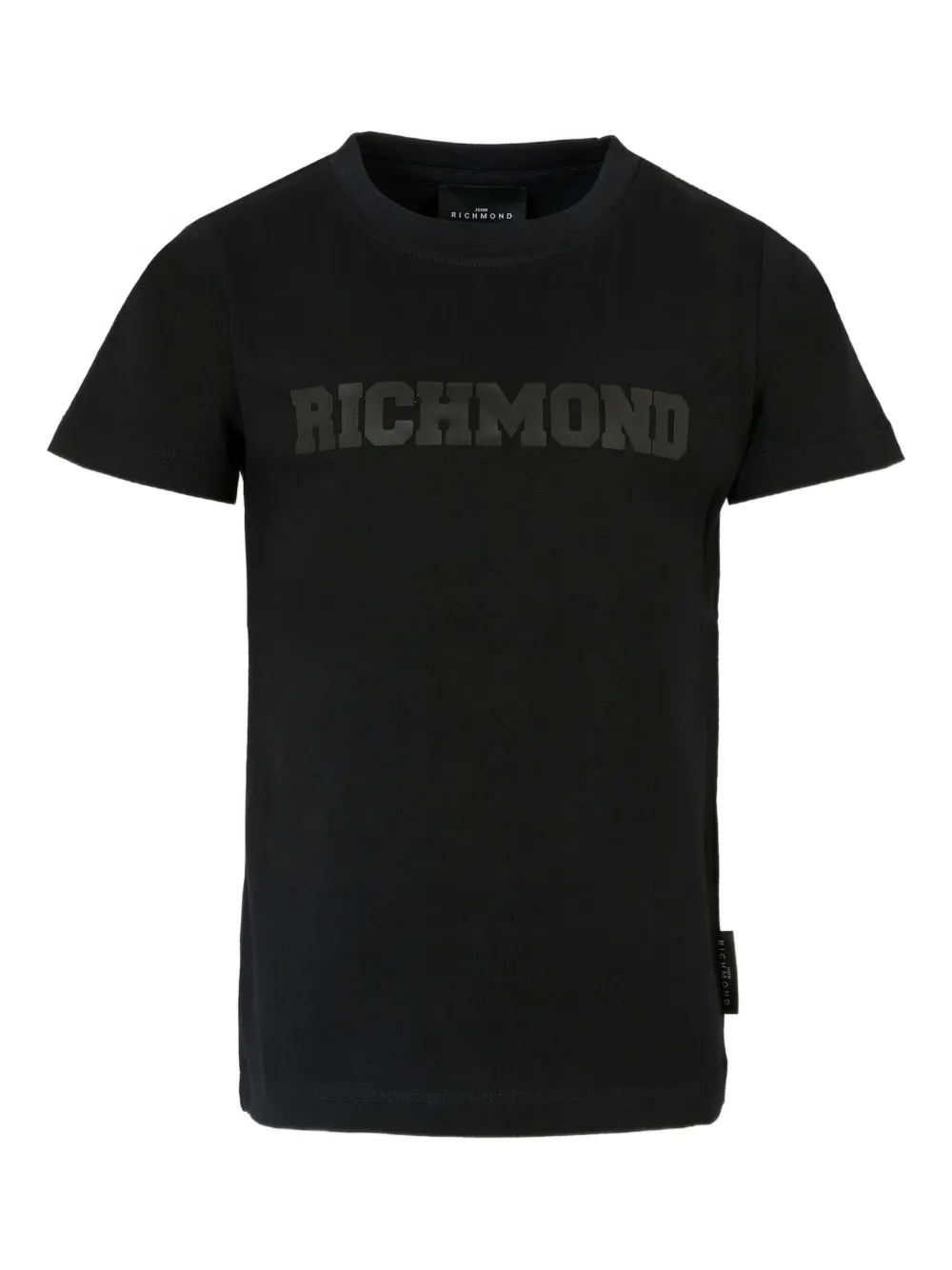 John Richmond Junior logo-print cotton T-shirt Zwart