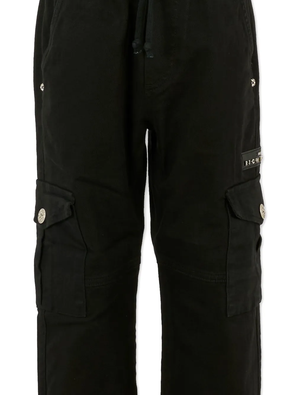John Richmond Junior Broek met trekkoord Zwart