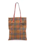 Burberry Pre-Owned 2000-2017 House Check Canvas Rainbow tote bag - Brown