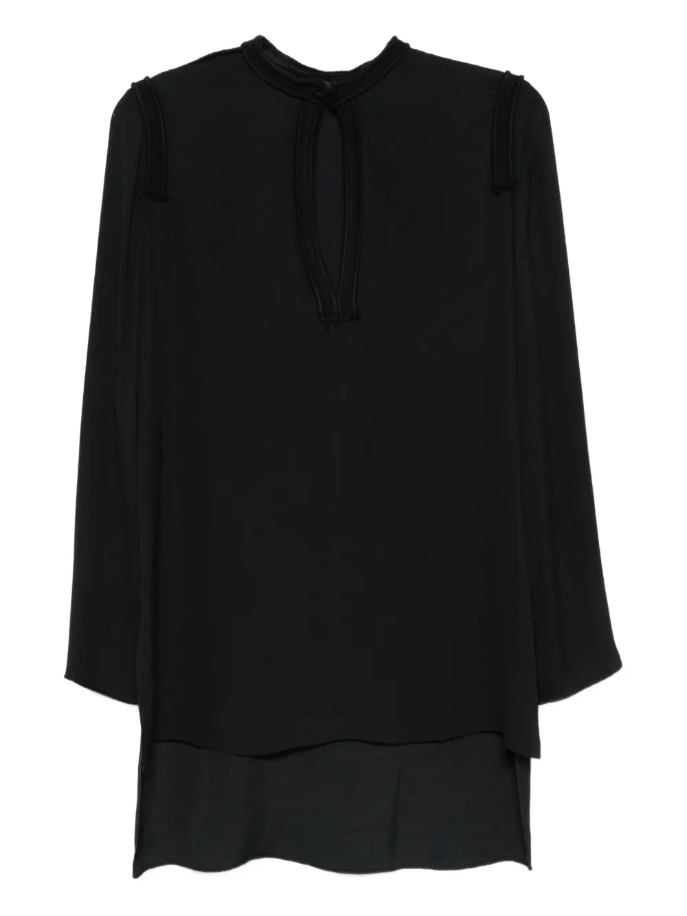 Lanvin Pre-Owned 2015 keyhole blouse | Black | Image 1