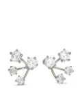 Panconesi crystal-branch earrings - Silver
