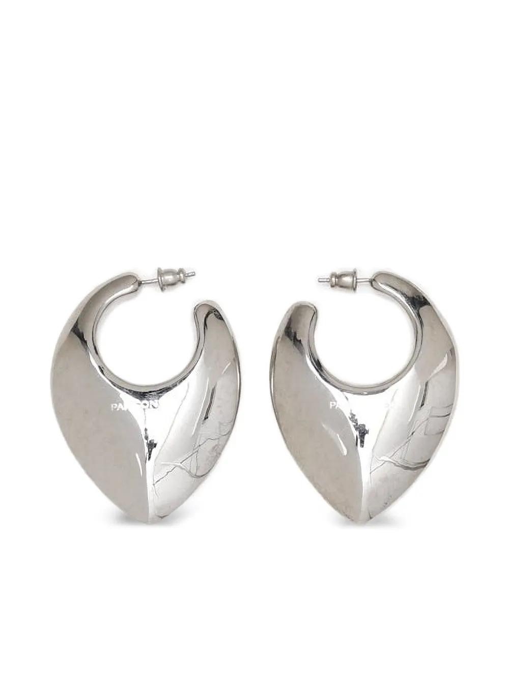 Panconesi heart-shaped hoop earrings | Silber | Image 1