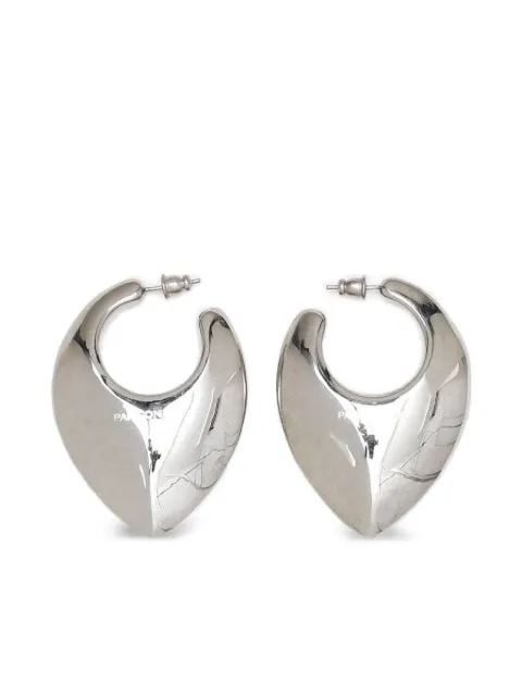 Panconesi heart-shaped hoop earrings