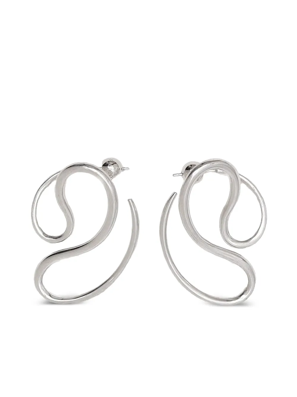 Panconesi aretes con diseño curvo | plateado | Image 1