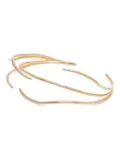 Panconesi curved-lines necklace - Gold