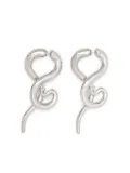 Panconesi snake-shaped drop earrings - Silver