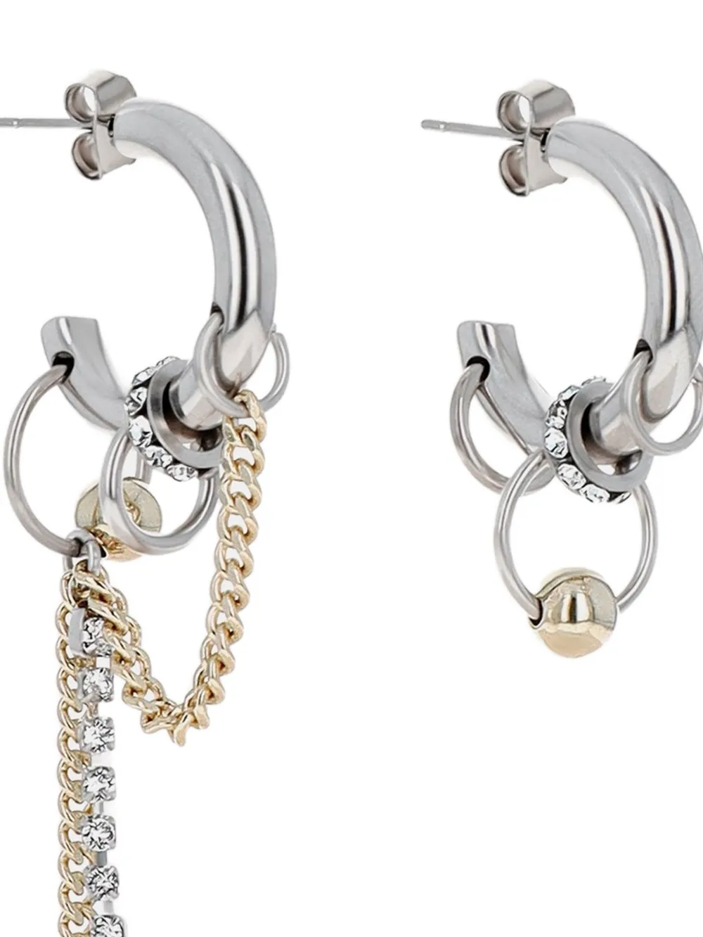 Justine Clenquet Par de brincos Boucles com corrente | Image 2