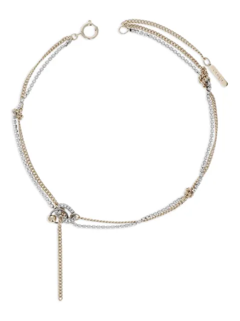 Justine Clenquet Amber double-chain necklace
