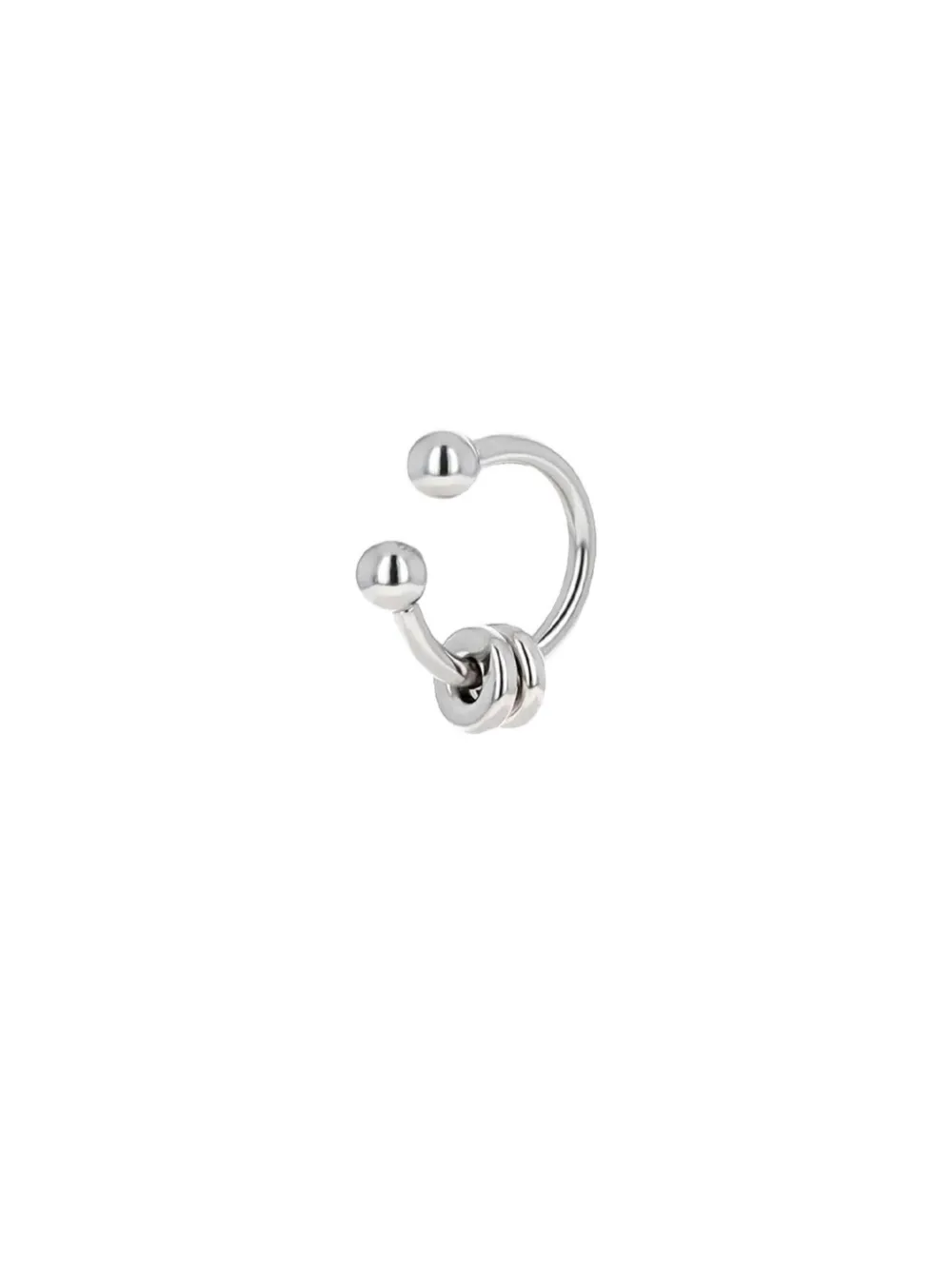 Justine Clenquet Bless Earring In Silver