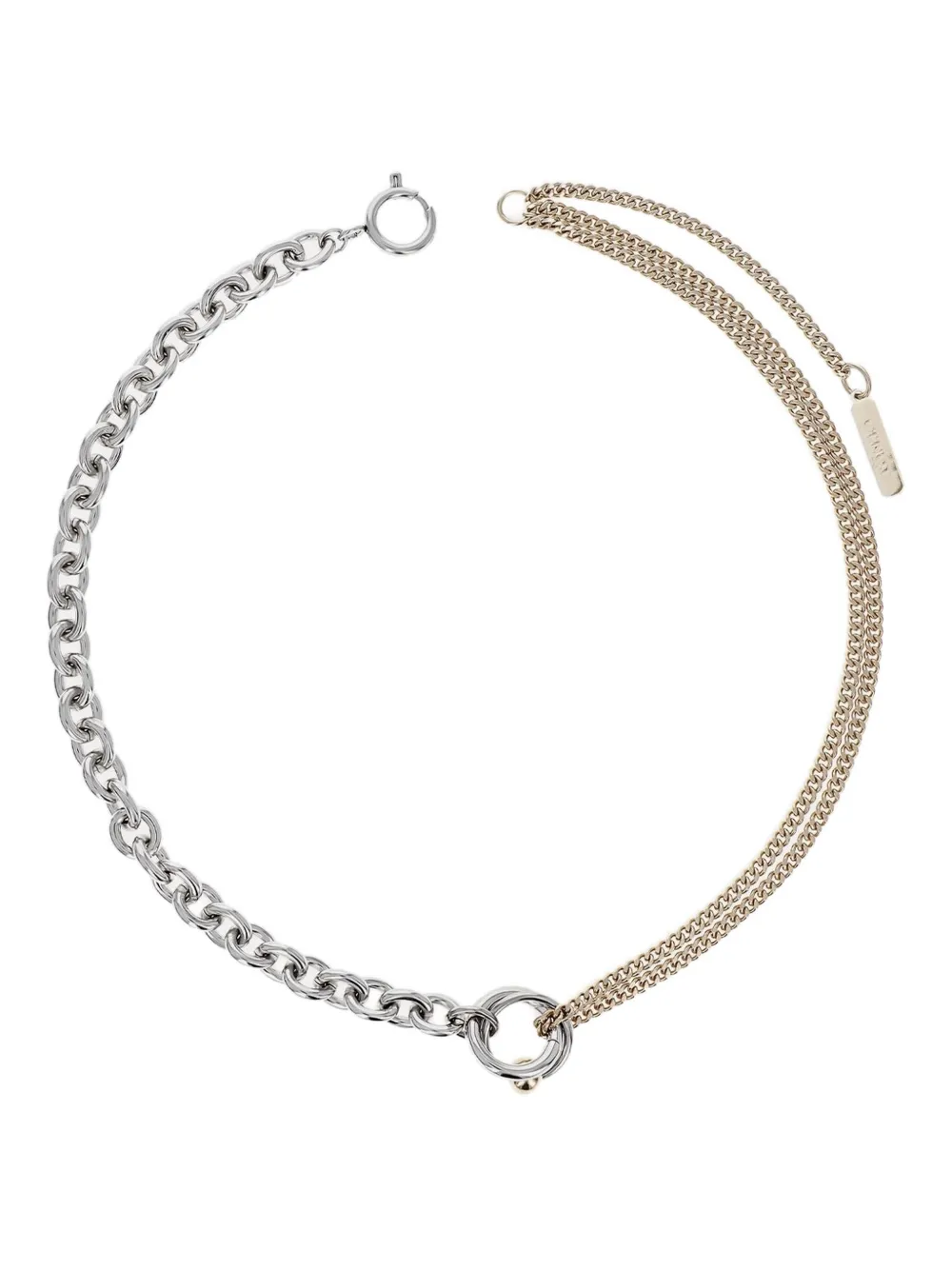 Justine Clenquet Collana a catena Faith - Oro