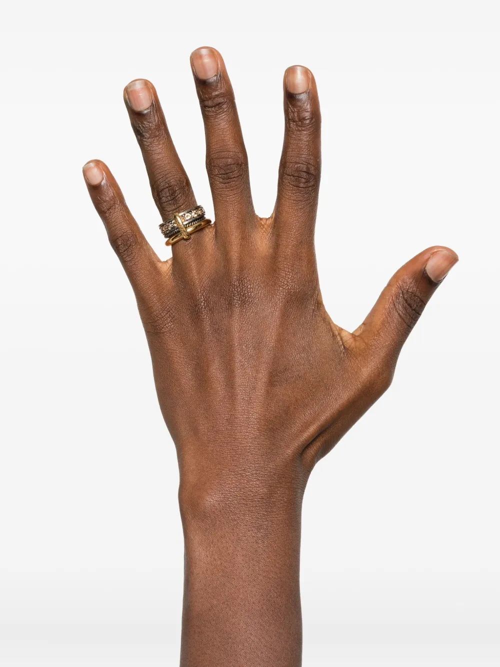 Chloé Antique Pearls drievoudige ring - Goud