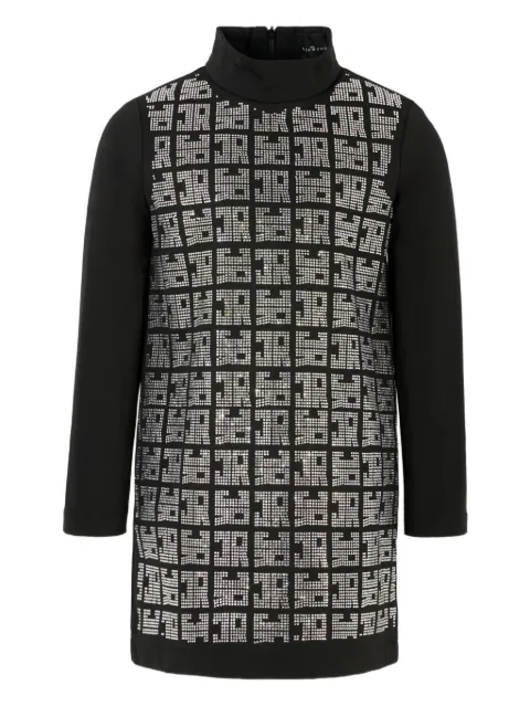 John Richmond Junior embellished turtleneck casual dress