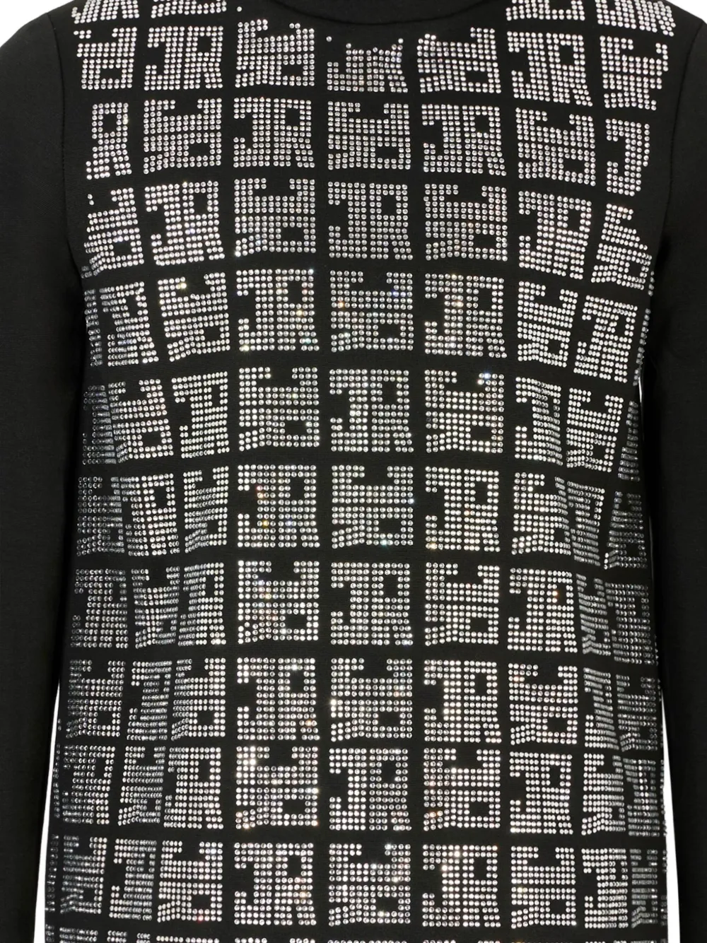 John Richmond Junior embellished turtleneck casual dress Zwart