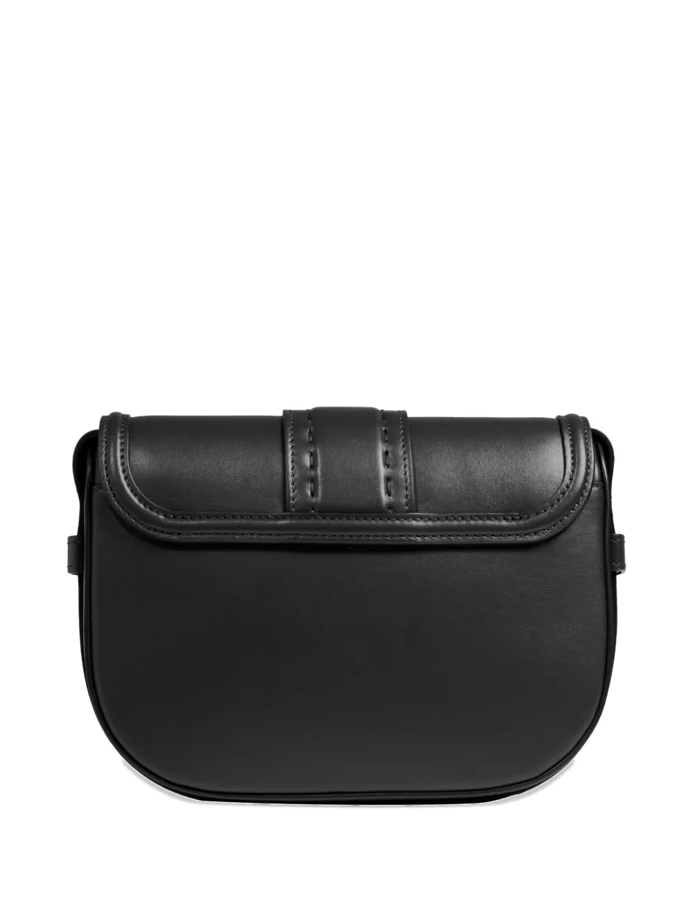 Lancel Sienna leren tas met omslag Zwart