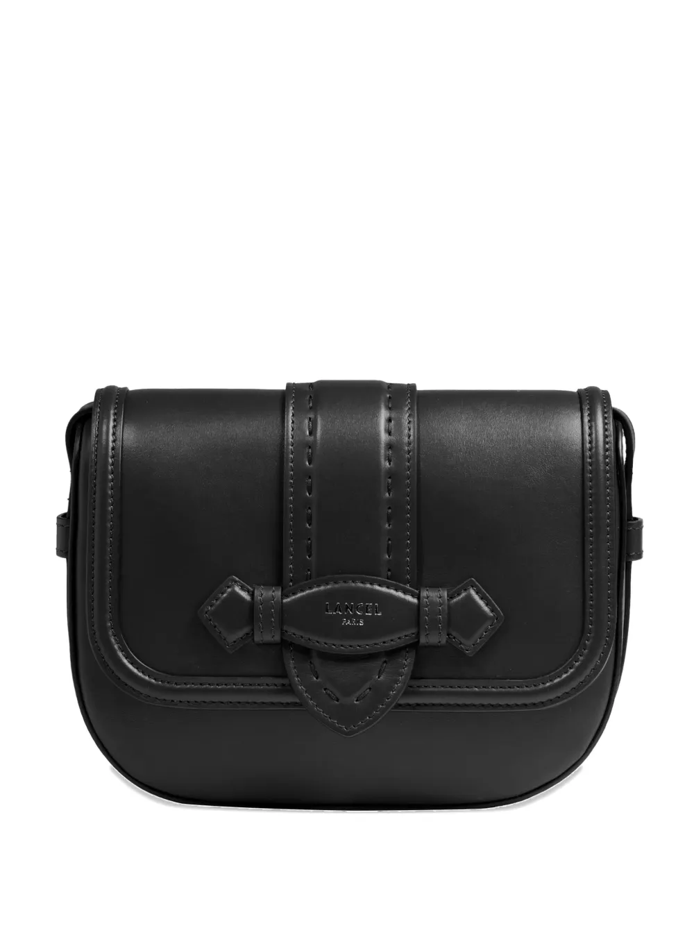 Lancel Sienna leren tas met omslag Zwart