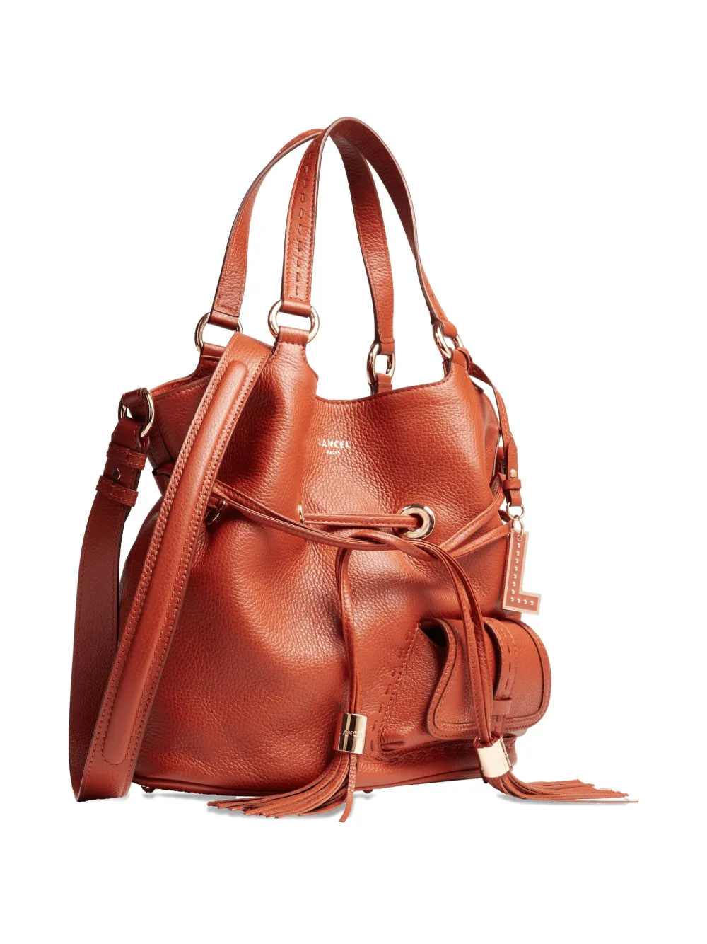 Lancel medium Premier Flirt drawstring shoulder bag Bruin