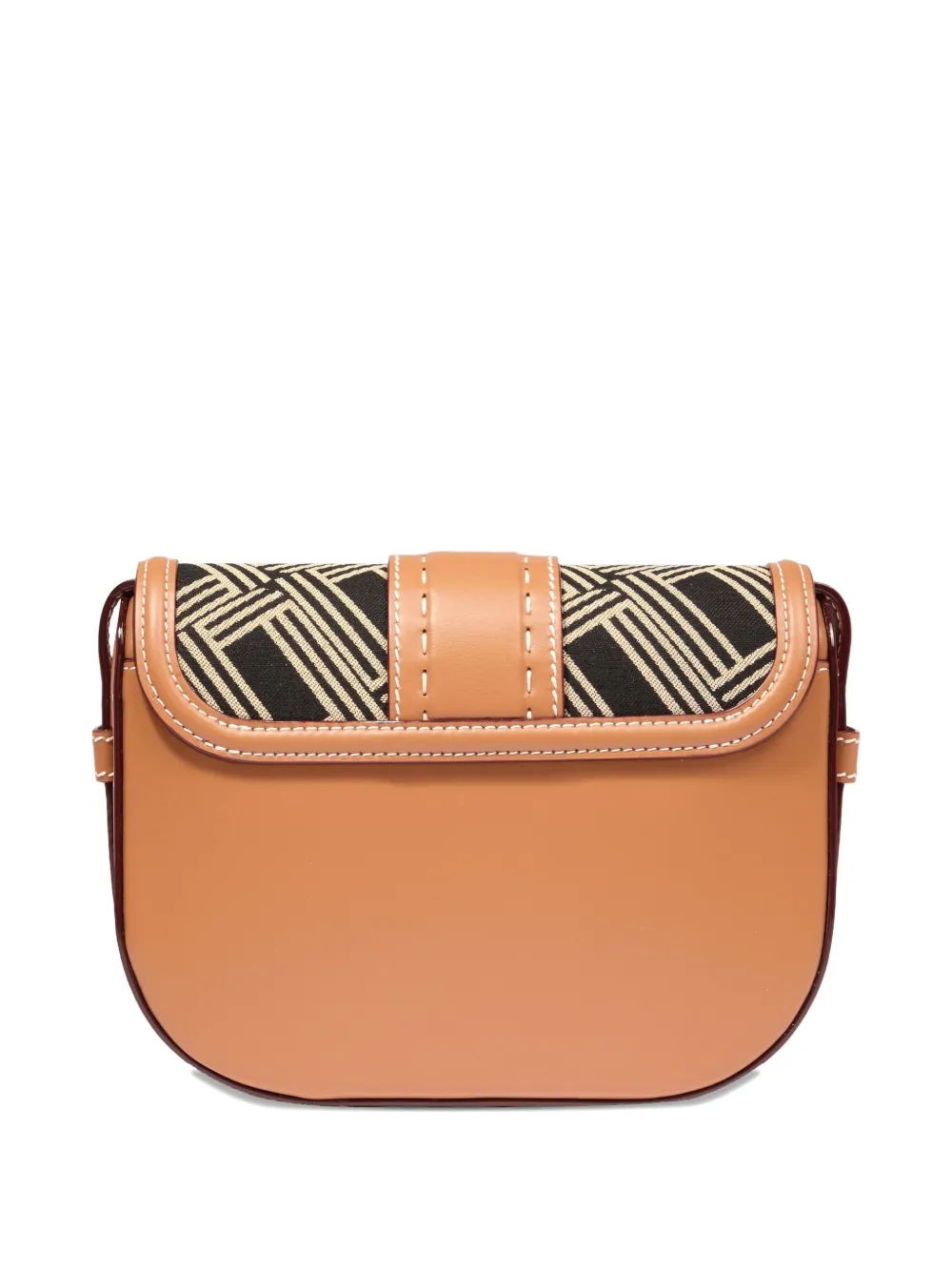 Lancel Sienna Geometric-pattern Cross Body Bag In Brown