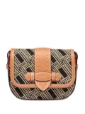 Lancel Sienna geometric-pattern cross body bag - Brown