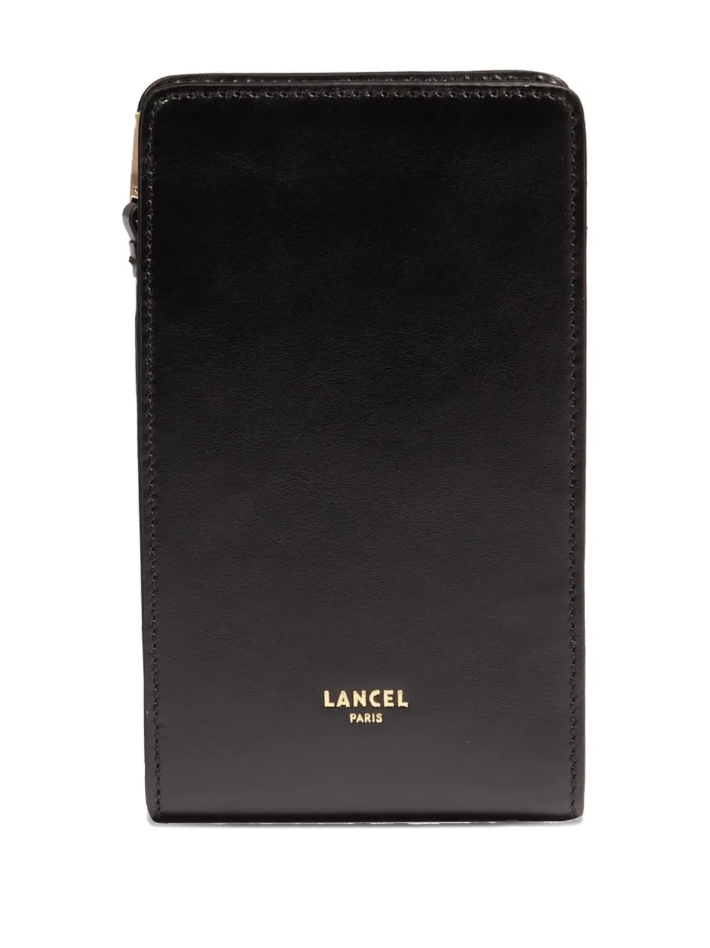 Lancel Origami leren tas met rits Zwart