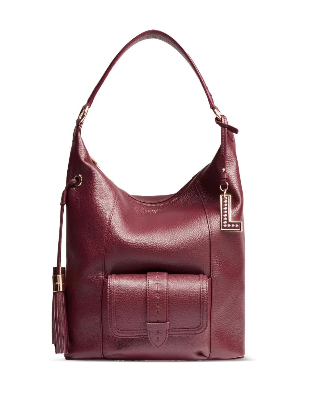 Lancel Premier Flirt medium schoudertas verfraaid met kwastje Rood