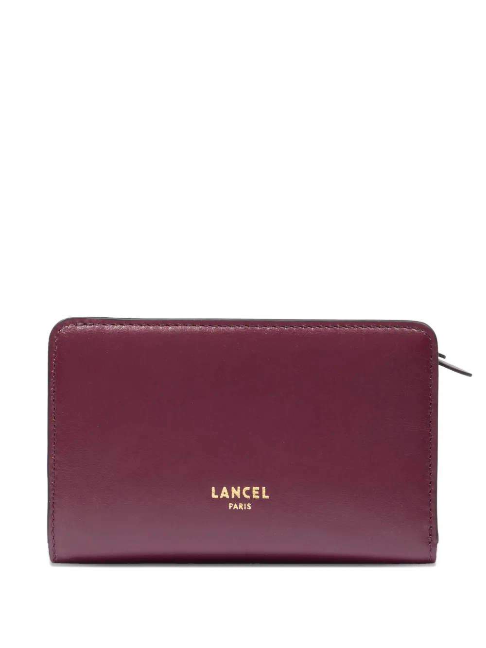 Lancel Origami Bi-fold Wallet In Purple