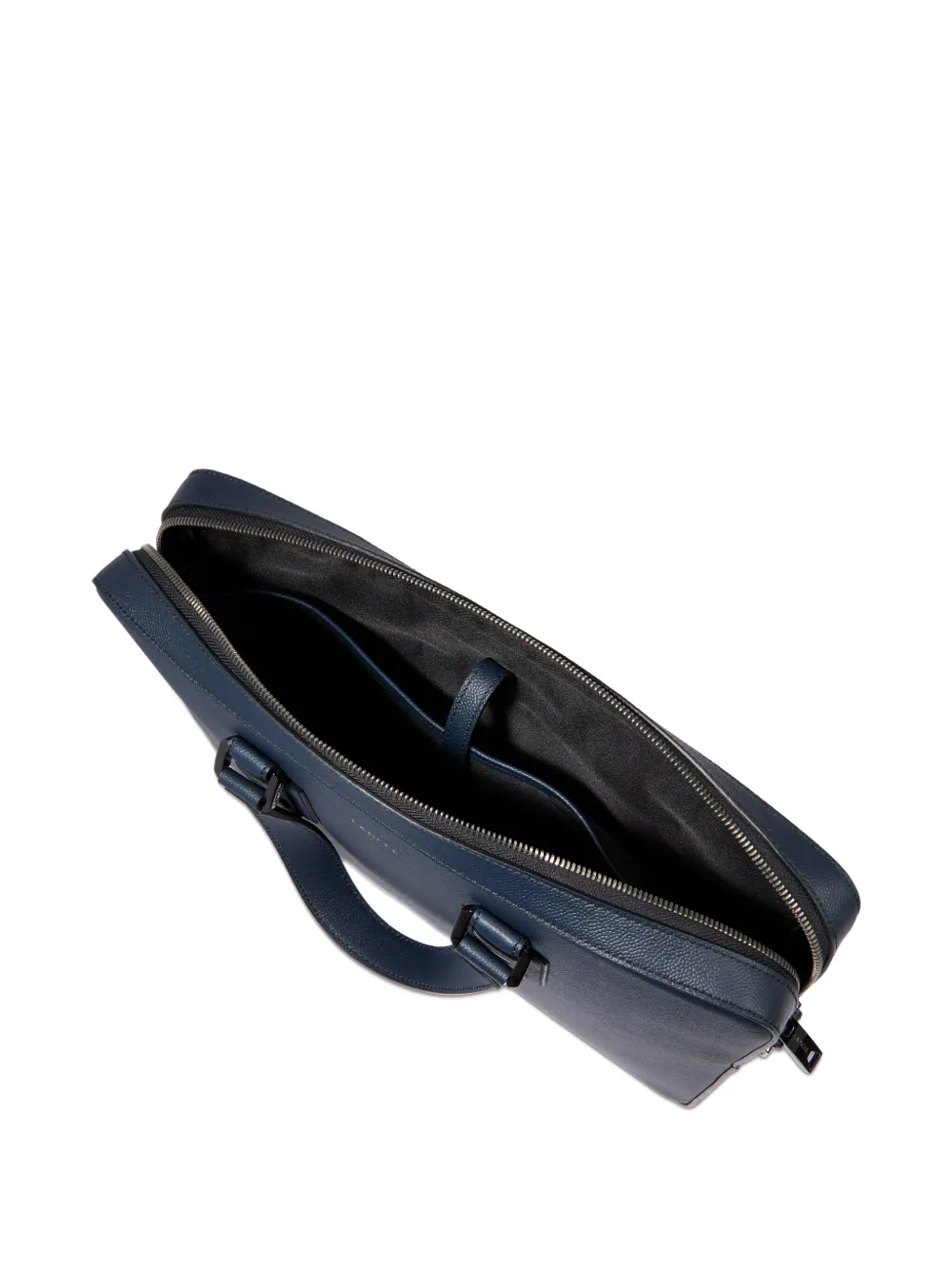 Lancel Leather Buckle-fastening Briefcase Bag In Blue