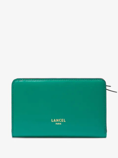Lancel portefeuille pliant à fermeture zippée