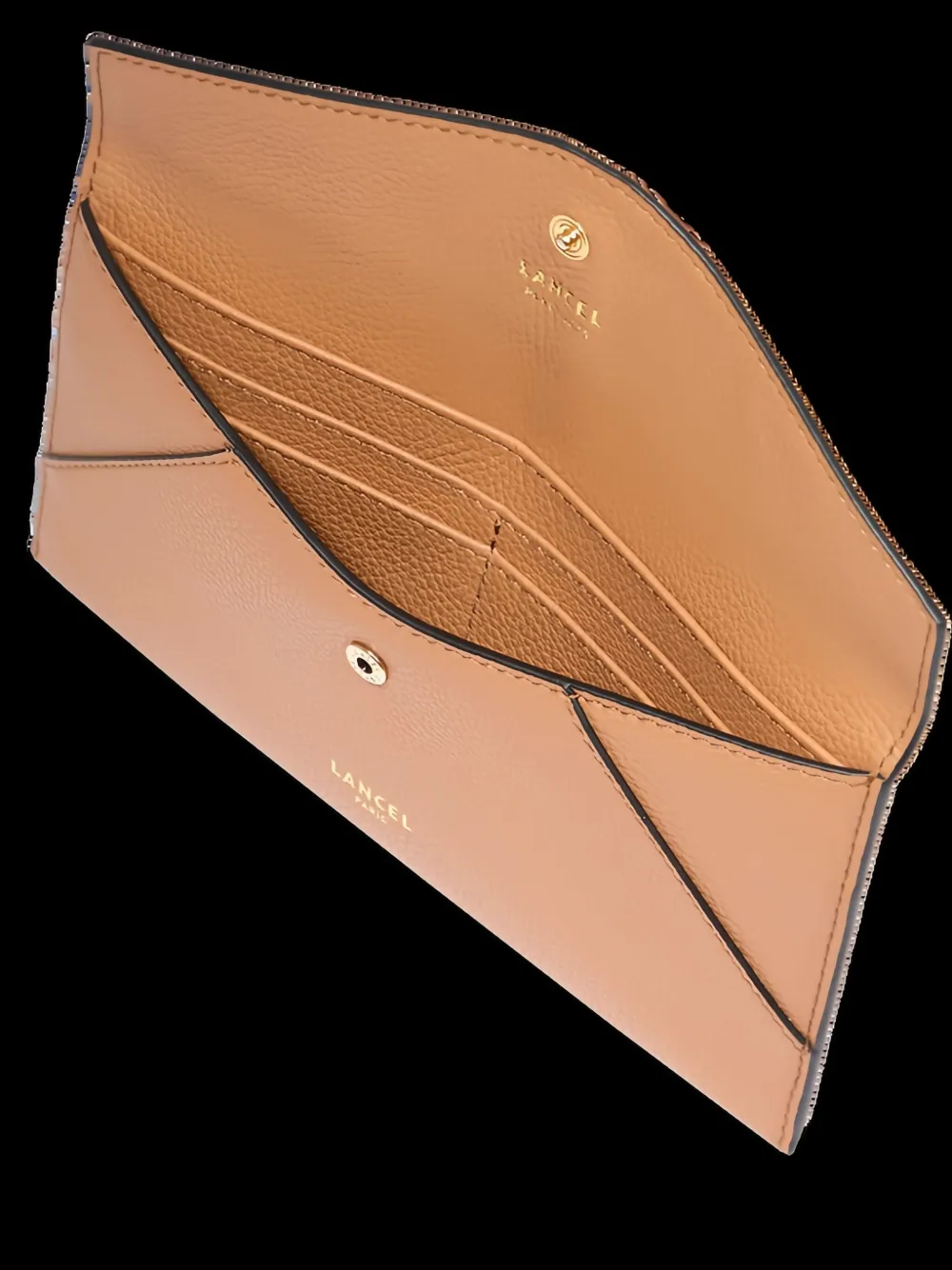 Lancel Envelope Clutch Bag In Pink