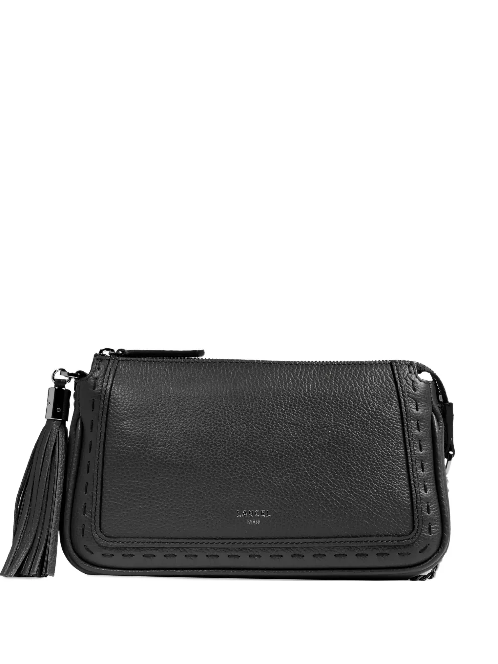 Lancel Premier Flirt Tassel Chain-strap Shoulder Bag In Black