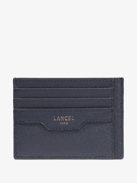 Lancel porte-cartes en cuir