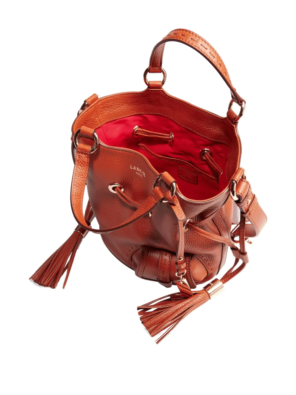 Lancel Kleine Premier Flirt bucket-tas Bruin