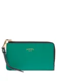 Lancel zip-fastening card holder - Green