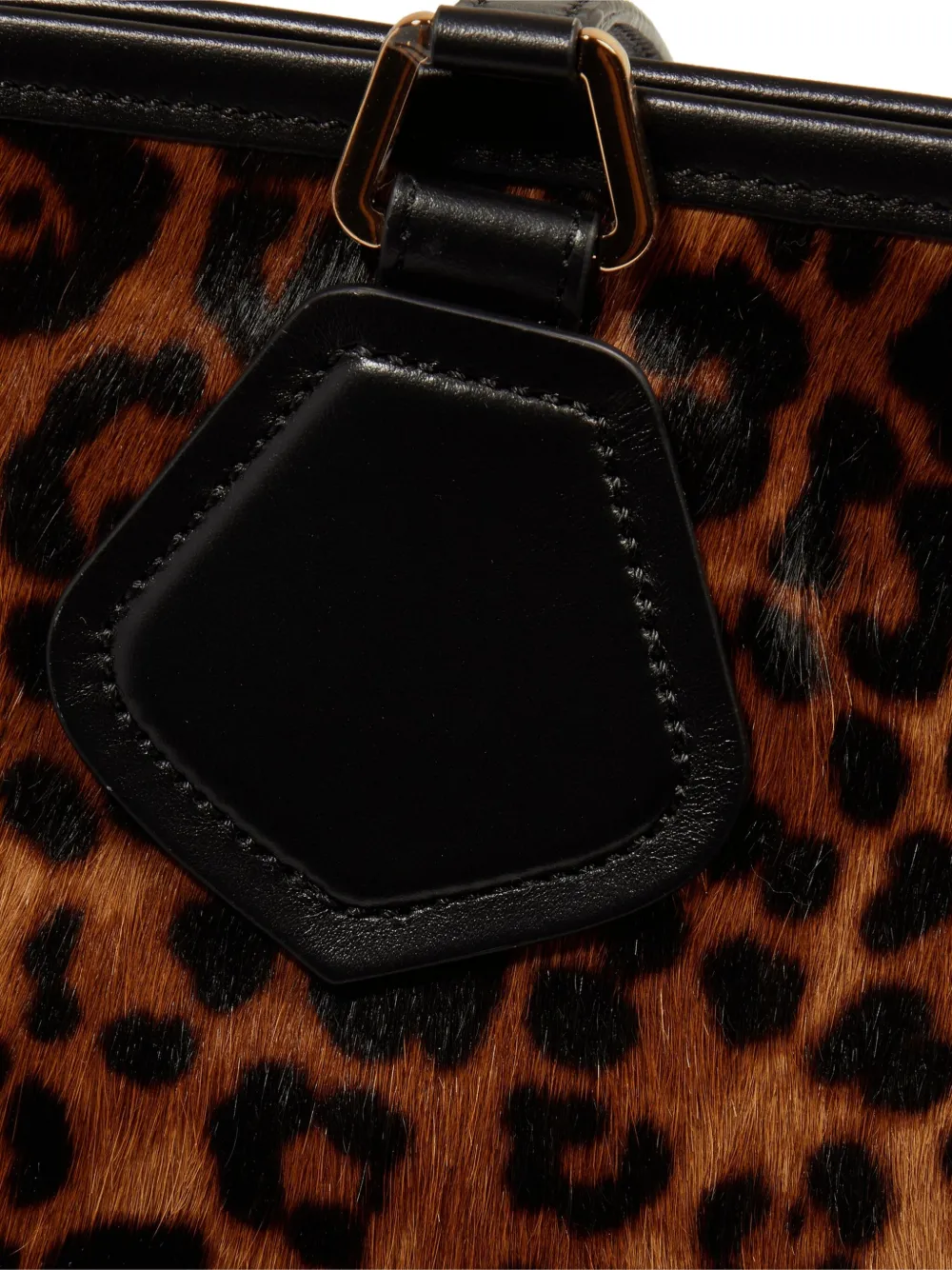 Lancel Leopard-print Leather Tote Bag In Animal Print