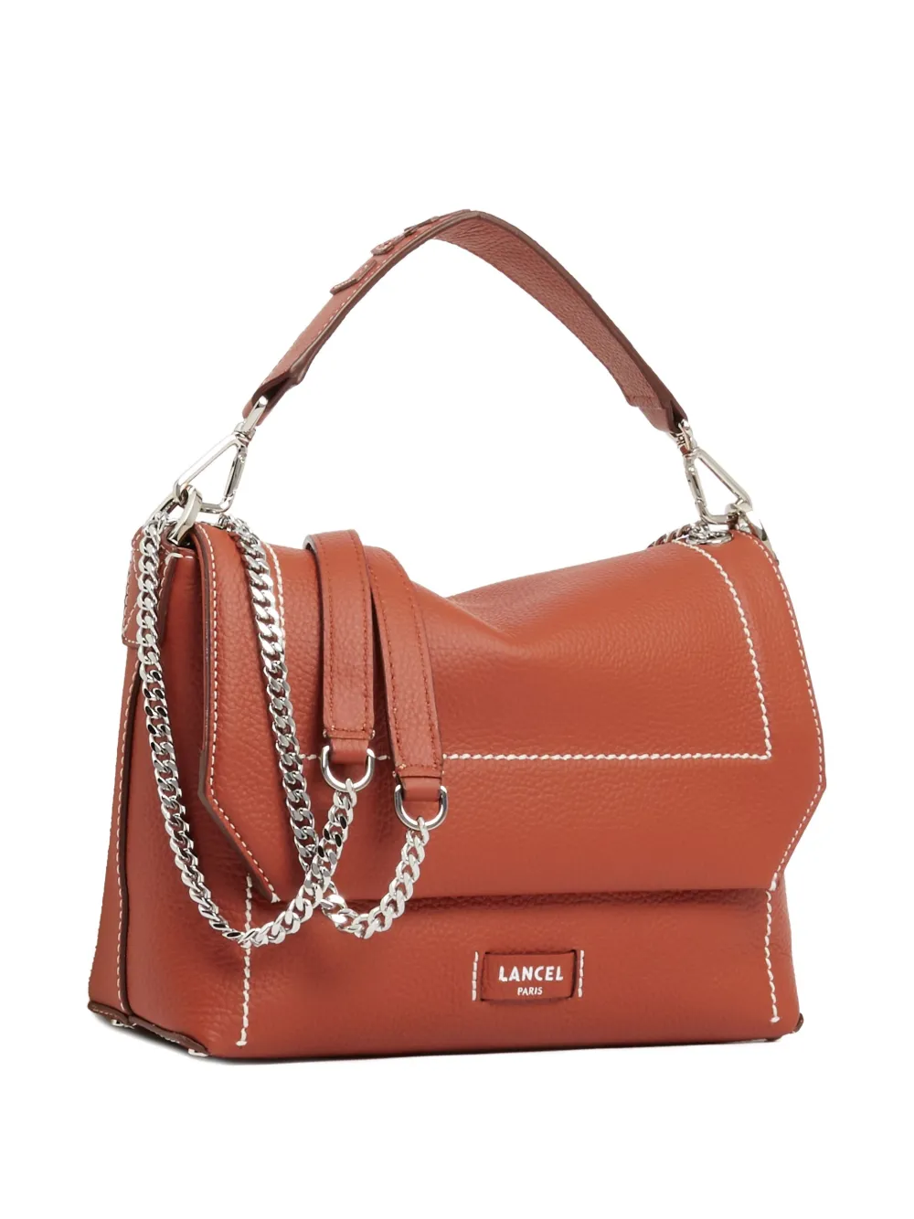 Lancel medium Ninon Soft tote bag D0 BRICK